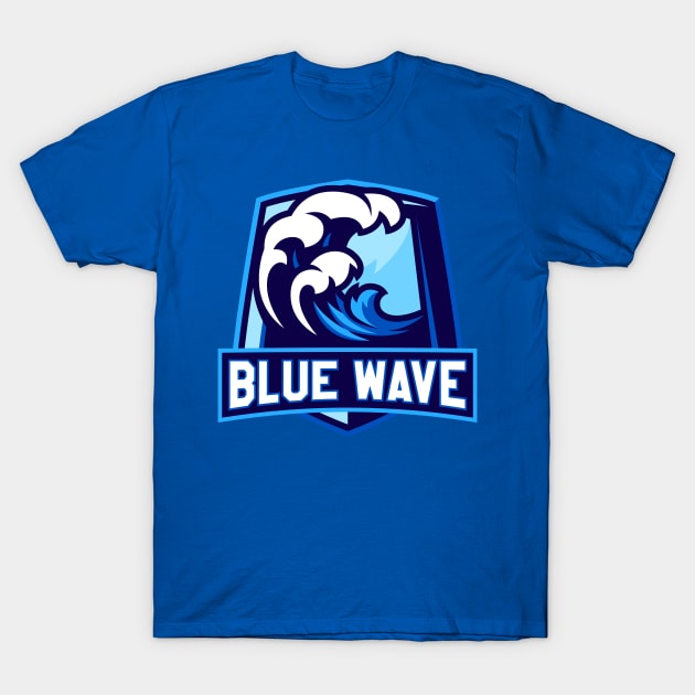 Blue Wave T-Shirt by machmigo